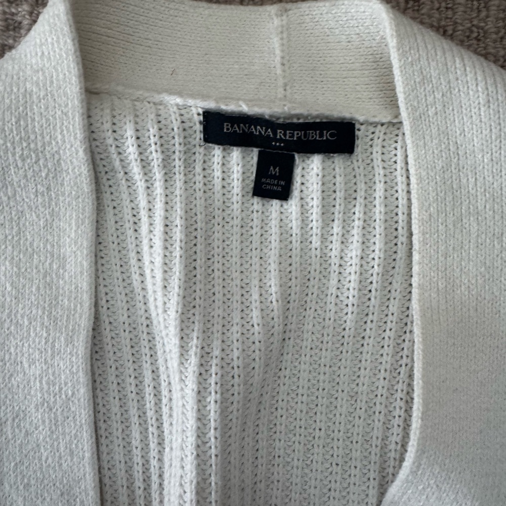 Cream Button-Up Cardigan - Picture 2 of 2